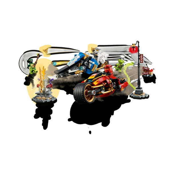 Ninjago kai's blade cycle and zane's snowmobile sale