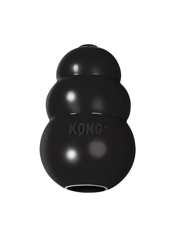 KONG Extreme Natural Rubber Dog Toy, Black, Small