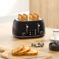 thumbnail image 2 of Toaster 4 Slice, Retro Stainless Toaster with 6 Bread Shade Settings,1.5''Wide Slots with Cancel/Defrost/Reheat Functions,Dual Independent Control Pa, 2 of 8