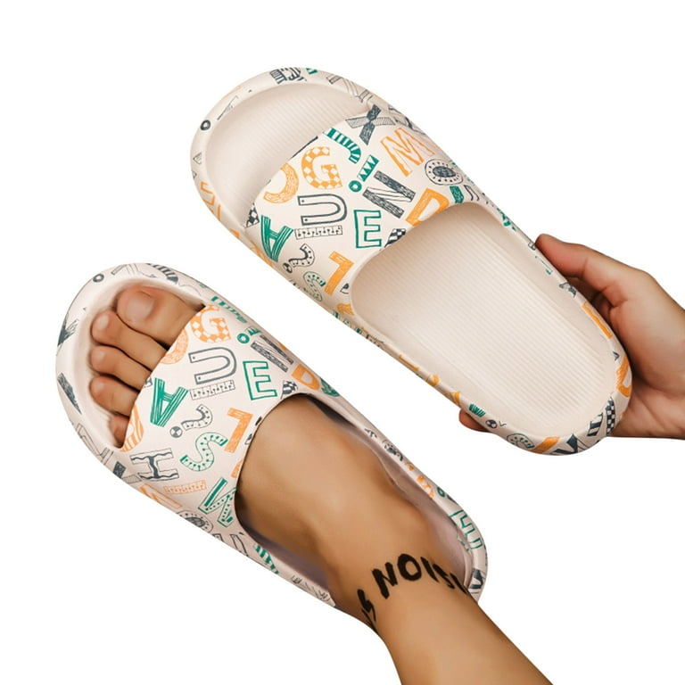 Fsqjgq Holiday Mens Flip Flops Size 13 Wide Width Boys Slides Size