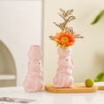 thumbnail image 5 of Easter Decorations Easter Bunny Vase Ceramic Flower Head Rabbits Vase Floral Arrangement Animals Figurine Decoration for Home Living Room Bedroom office Tabletop Home Decor Collection, 5 of 6