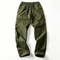 thumbnail image 5 of Men Stretch Cargo Trousers Light Multi Storage Reinforced Ripstop Field Travel Pants S-XL（1 piece）, 5 of 10