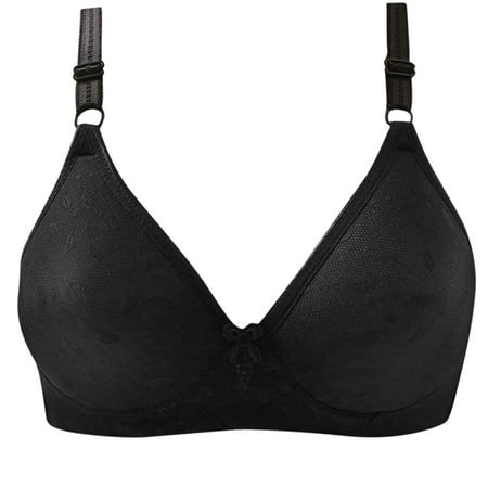 FAKKDUK Bras For Women Full Coverage And Support Everyday Casual Push Up Plus Size Bras Without Steel Rings Female Lace Breathable Gathered Bra for Daily Comfort Wear Ladies Underwear XL