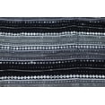 thumbnail image 2 of TRILOKI Stripe Fabric Black Embroidery Georgette 44, 38 Work Sewing DIY Crafting Fashion Design Fabric By The Yard, 2 of 4