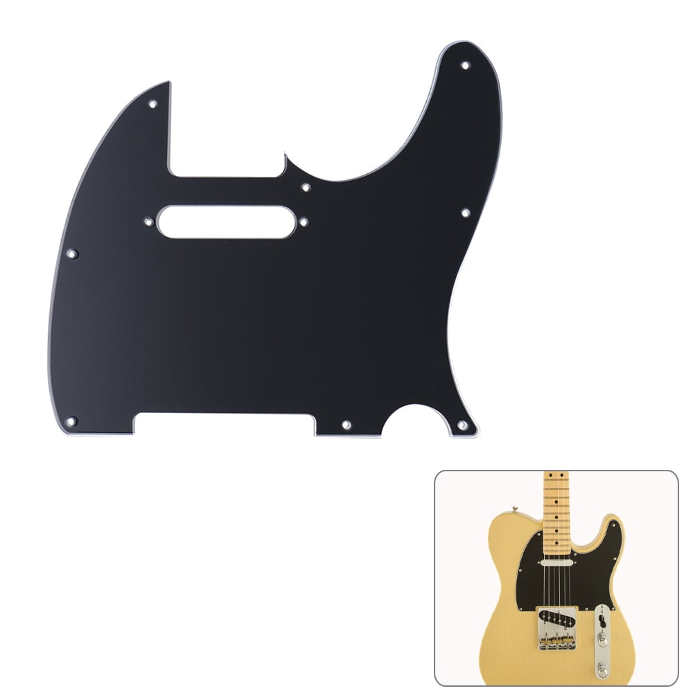 Plastic Material Electric Guitar Pickguard Pick Guard Accessory For Guitar Black Pearl