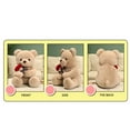thumbnail image 3 of Gift 9.1" Valentines Day Stuffed Animals Teddy Bear with Rose, Large Rose Bear Valentines Day Gift Plush Toy Cartoon Cuddly Doll Birthday Party Holiday Wedding Decor Gift Stuffed Animals, 3 of 10