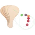 thumbnail image 1 of Juego de paletas y pelotas de madera de 6 piezas para interiores y exteriores. Juguete para niños., 1 of 7