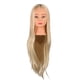 thumbnail image 3 of Cabeza de Modelo Maniquí de Peluca Soporte de Formación de Estilo de Cabello 26in rubia, 3 of 8