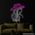 thumbnail image 3 of Glowneon Abstract Woman Neon Sign, Cowboy Woman Shape Body Led Sign, Woman Body Decor, 3 of 5