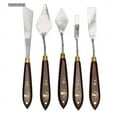 thumbnail image 3 of Creative Mark Stainless Steel Palette Knife Painting Tools - Paint Palette with Wooden Handle - Variety of Shapes and Sizes - Collection 5D, Set, 3 of 3