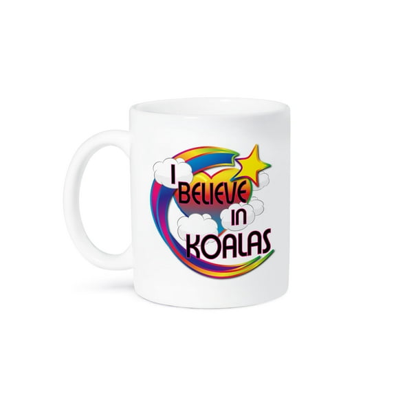 3dRose, I Believe In Koalas Cute Believer Design, 11oz Mug