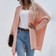 thumbnail image 5 of Sonducket Suéter cárdigan para mujer, portátil, elegante, lavable, transpirable, informal, a la moda, para invierno, otoño, suéteres para exteriores, Abrigos y chamarras Rosado Sonducket AP012739-06, 5 of 6