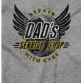 thumbnail image 2 of Dad's Service Shop Car Auto Mechanic Zip Hoodie Sweatshirt Men Brisco Brands S, 2 of 6