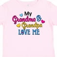 thumbnail image 4 of Inktastic My Grandma and Grandpa Love Me with Hearts Boys or Girls Toddler T-Shirt, 4 of 5