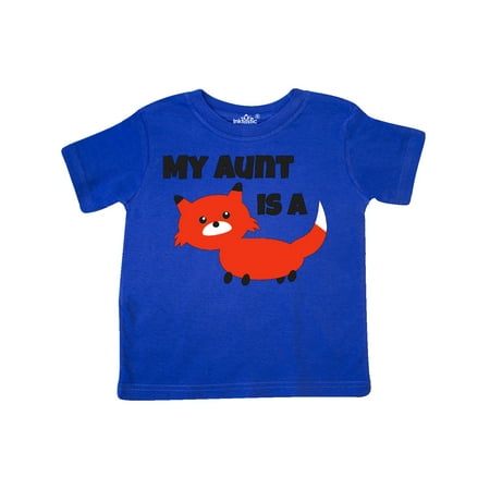 

Inktastic My Aunt is a Fox Gift Toddler Boy or Toddler Girl T-Shirt