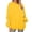Yellow, variant on Bibifish Womens Sweatshirts Black Solid Oversized Crewneck Sweatshirts Soft Drop Shoulder Casual Home Daily Outings Minimalist Trendy Tops