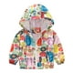 thumbnail image 1 of Abrigo De Invierno Para Niños Pequeños, Chaqueta Con Estampado De Otoño Para Niños Y Niñas, Ropa De Abrigo A Prueba De Viento Con Capucha Y Cremallera Odeerbi LM103-854, 1 of 8