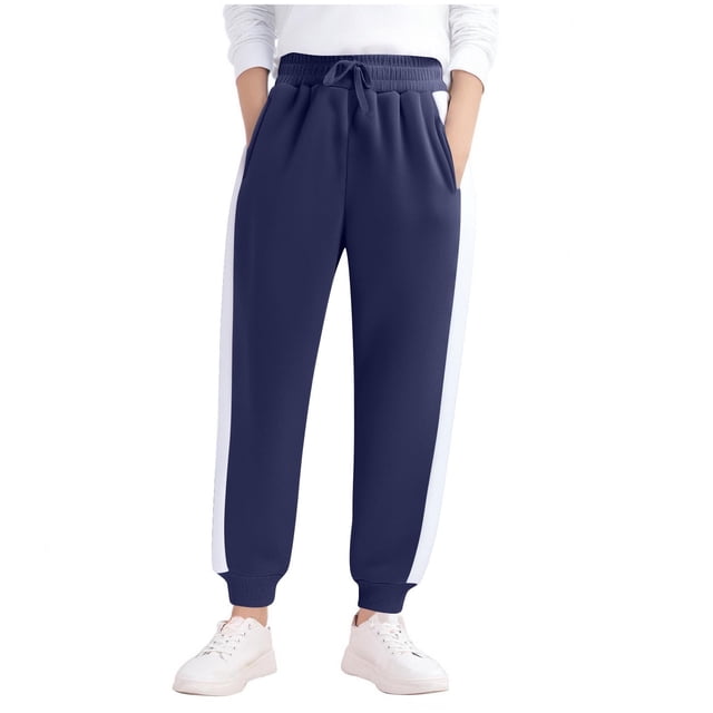 Girls' Solid Color Bike Shorts Full Length Sports Pants Casual Home Dance Wear Multicolor