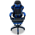 thumbnail image 1 of Silla Gamer Escritorio Ergonómica Reclinable Con Descansa Pies azul Grande Titano TT-SGCRP, 1 of 7