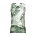 thumbnail image 3 of Penkiiy Men's Tank Tops 3D Marble Printed Graphic Sleeveless Muscle Tank Tops Mens Shirt for Workout Gym Jogging L Mint Green, 3 of 4