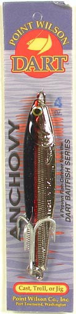 PointWilson BAITFISH SERIES ANCHOVY 5個 Point Wilson Anchovy Jig 2oz Nickel - Walmart.com