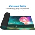 thumbnail image 4 of Mysterious Wolf Red Moon Extended Professional Gaming Mouse Pad 31.5x11.8inch, Non-Slip Computer Mouse Pad Waterproof Keyboard Pad Desk Mat, 4 of 6