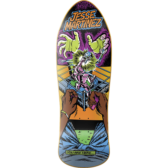 World Industries Martinez Rock'Em Sock'Em Skateboard Deck 10.12