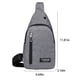 thumbnail image 3 of pstuiky Bolso bandolera pequeño tipo bandolera para el pecho bandolera de hombro bolso de viaje con correa para hombres mujeres y niños con orificio para auriculares, 3 of 6
