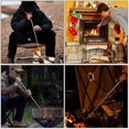 thumbnail image 4 of Tube de Feu Télescopique en Acier Inoxydable pour Camping en Plein Air Cuisson BBQ 3 Pcs, 4 of 5