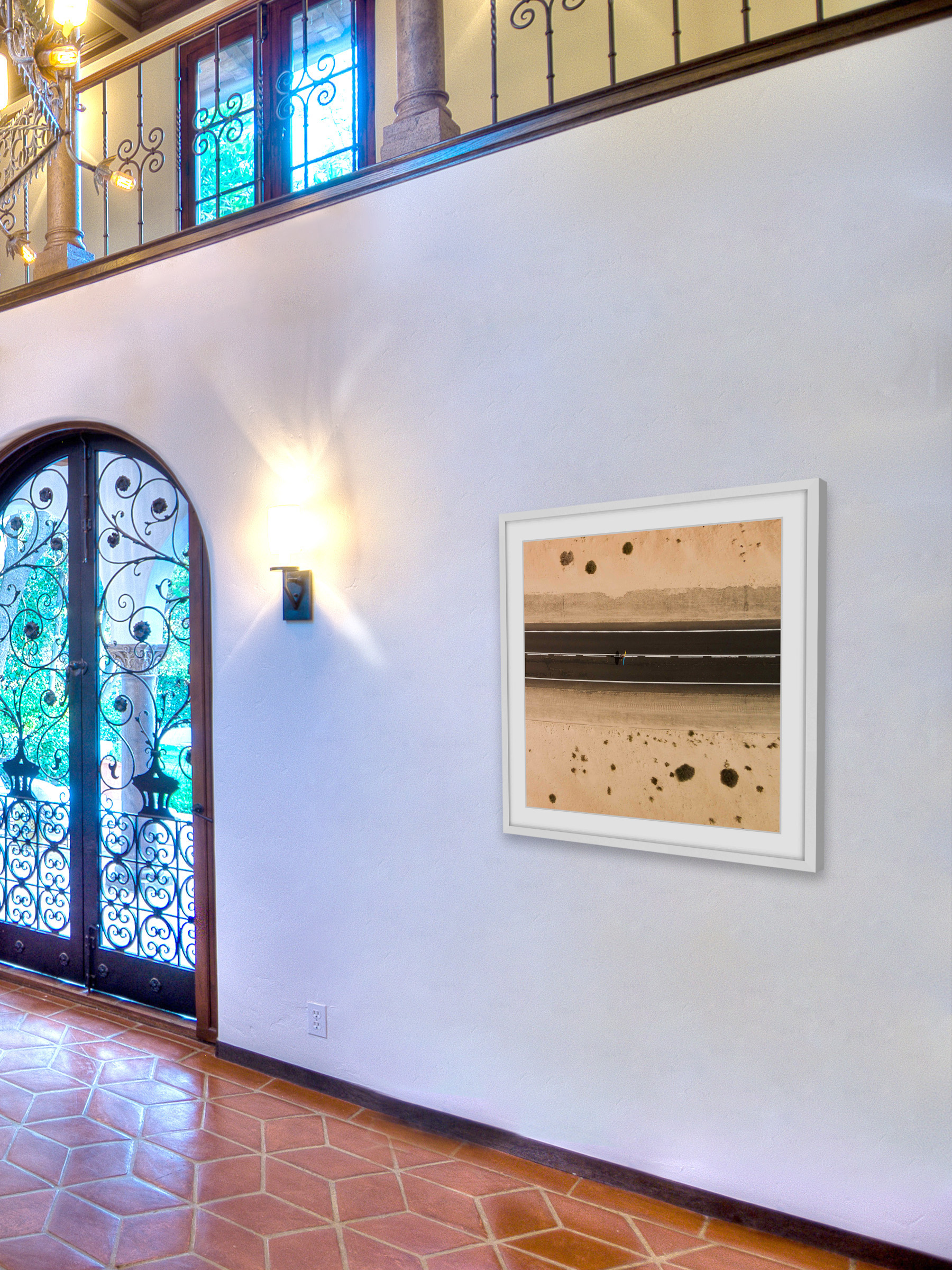 "Crossing the Road" Framed Painting Print