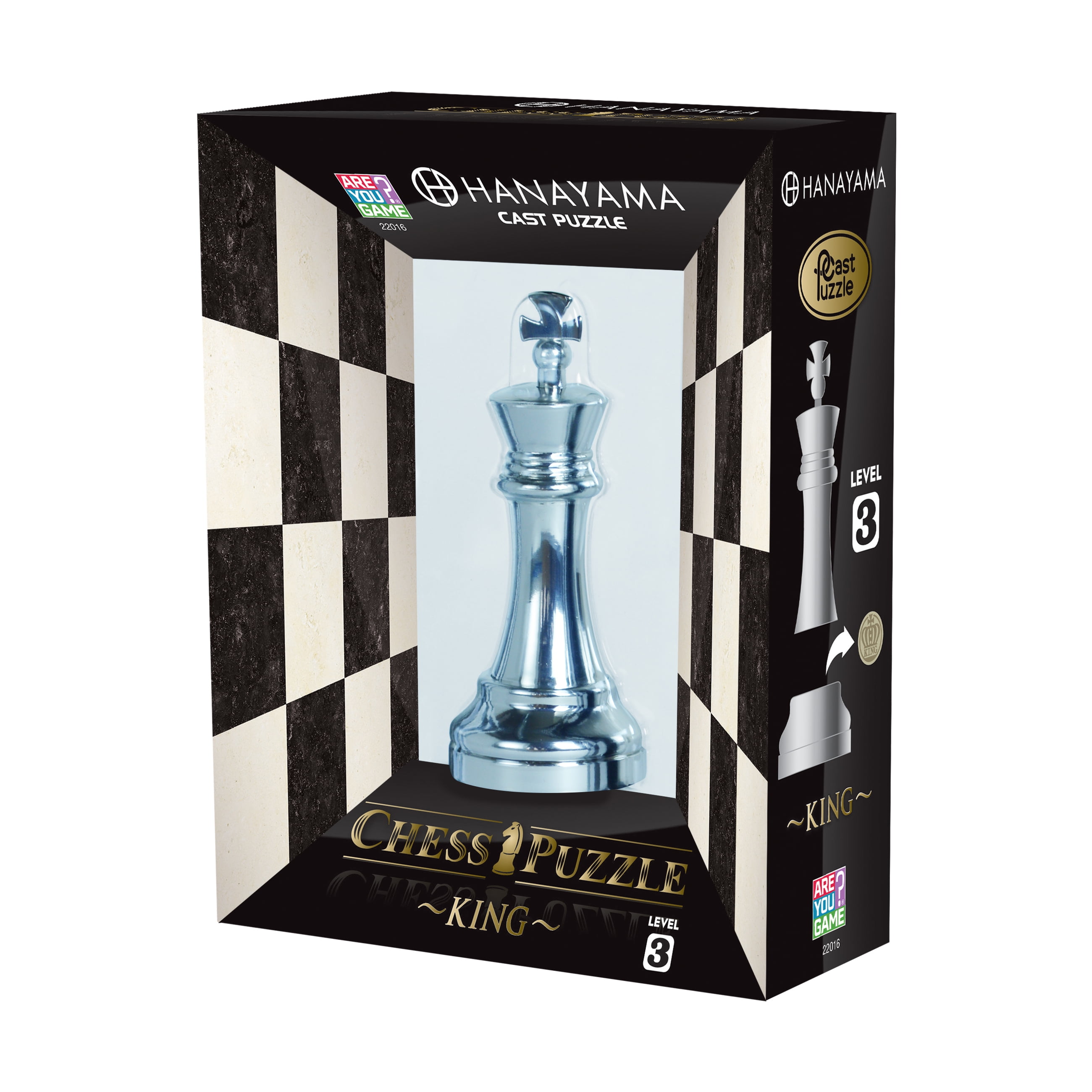 Hanayama Chess King Puzzle - Level 3 Challenge - Walmart.com
