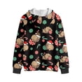 thumbnail image 2 of Chririnla Mandala Tribal Horse Zip Up Hoodie with Pockets for Youth and Boys - Fluffy Hoodie for kids Trendy Athletic Jacket for Gym Run and School, 2 of 7