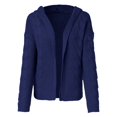 thumbnail image 4 of Vedolay Cardigan Sweaters for Women Knitted Sweater Autumn Winter Cardigan Sweater Top Navy,XL, 4 of 5
