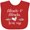 Red, variant on Inktastic Abuelo and Abuela Love Me- Heart Grandchild Boys or Girls Baby Bib