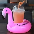 thumbnail image 4 of 8 Pack Inflatable Drink Holder Unicorn Float,Fruit Flamingo Swan Plam Duck Inflatable Pool Cup Holders Coasters for Pool Party Water Fun, Mixed Batch, 4 of 7