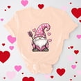 thumbnail image 2 of Tnhcen "T-Shirt Décontracté à Manches Courtes Imprimé Cœur pour la Saint-Valentin pour Femmes – Col Rond Cadeau de Vacances Hauts S-L Chemises Amicales Grande Taille", 2 of 6
