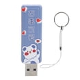 thumbnail image 1 of Memoria USB 2.0 tipo U para coche, accesorio de regalo con diseño de dibujos animados (128 GB), 1 of 14