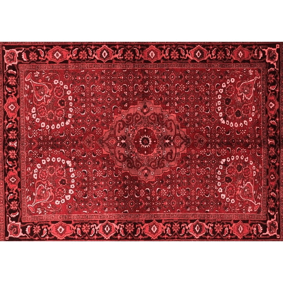 Ahgly Company Indoor Rectangle Persian Red Traditional Area Rugs, 5' x 7'