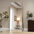 thumbnail image 4 of Anyrose 71"x 26" Full Length Mirror Rectangular Floor Standing Mirror Wall Mounted, Gold, 4 of 6