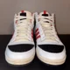 thumbnail image 4 of Adi - das top ten mens size 8.5 shoes white red leather hightop basketball sneaker, 4 of 6