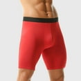 thumbnail image 5 of UoCefik Men's Breathable Soft Boxer Briefs Pack - Stretchy, Long Leg,Comfort Fit for Casual Wear,Red 3XL, 5 of 6