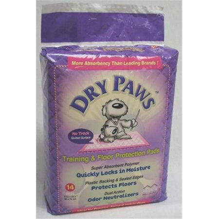 UPC: 0027773009566 | Midwest Container Beds – Dry Paws Training Pads 14 Pack-large – PPL14