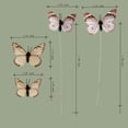 thumbnail image 2 of Paquete de 12 estacas decorativas con forma de mariposa en 3D para decoración del hogar, 2 of 9
