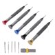 thumbnail image 1 of Juego De Destornilladores De Reloj, Destornillador De Movimiento De Reloj Preciso De Acero De Alto Carbono Superficies De Agarre Granuladas Para Pasadores De Reloj Para Relojes Cergrey Screwdriver for Watch Repairing, 1 of 8