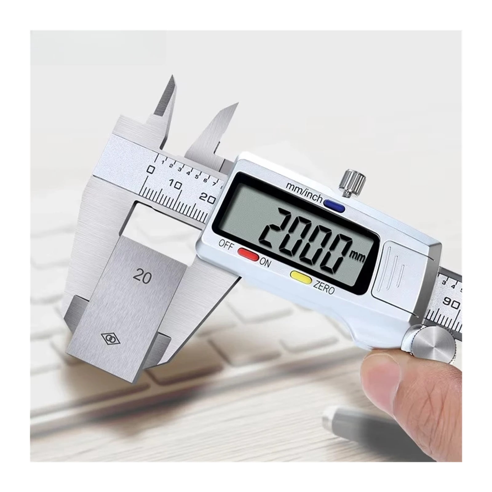 Vernier Caliper Stainless Steel Micrometer Measuring Tool Depth Ruler 6 Inch 150mm Digital ,Precision Measuring
