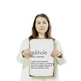 thumbnail image 3 of AskHole Person Asks for Advice 11 Inch x 17 Inch Novelty Plastic Sign Durable Weatherproof UV Protected Perfect for Offices Man Caves Fun Gag Gift for Co-Workers Crafted in the USA, 3 of 5