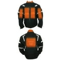 thumbnail image 5 of California Heat 12V StreetRider Heated Mens Motorcycle Jacket Black/White MD, 5 of 6