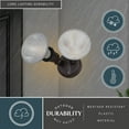 thumbnail image 3 of Bronze 2 Light Outdoor Security Flood Light with Adjustable Heads - Switch Controlled, 3 of 10