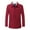 Red, variant on WREESH Fashion Winter Jacket Men'S Men'S Leather Motorcycle Jackets Casual Tops Coats Black