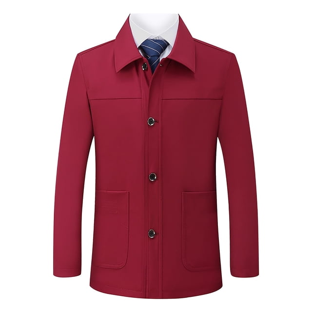 DecSea Men's Corduroy Shirt Casual Shacket Long Sleeve Button Down Lightweight Jacket